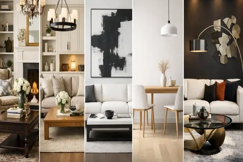 Types of Interior Design Styles Explained: From Traditional to Modern